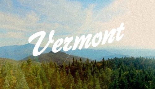 Slice Guy Life #lettering #photo #over #vermont #cursive #type #typography