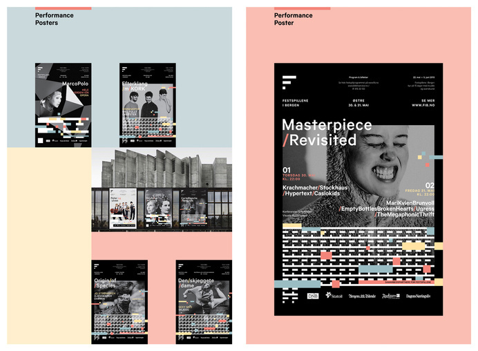 European Design - Bergen International Festival Identity #xx