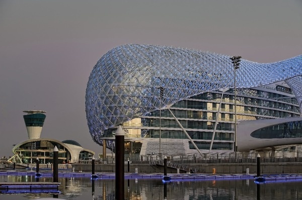 The Yas Hotel / Asymptote #double #curvature