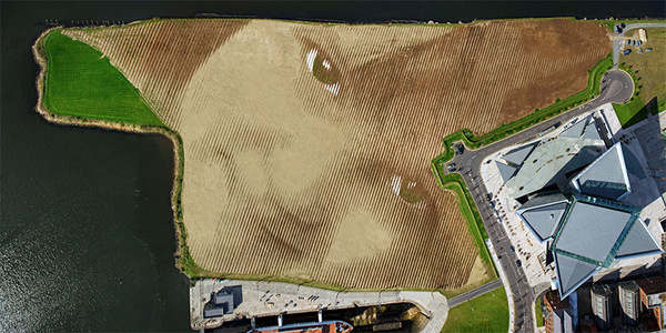 WISH: A Monumental 11 Acre Portrait in Belfast by Jorge Rodríguez Gerada #conceptualart #concept #conceptual