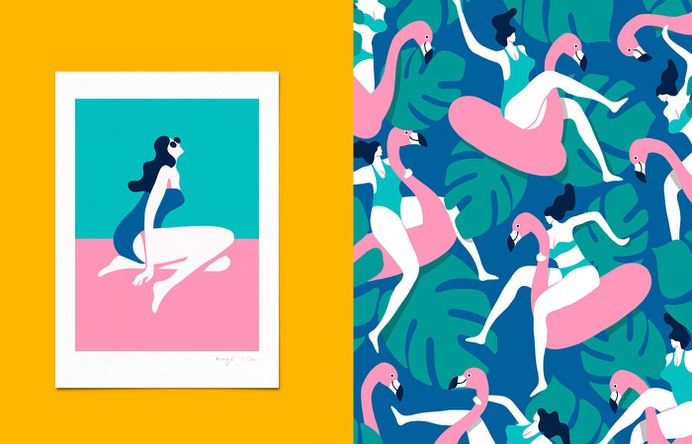 palm springs on Behance
