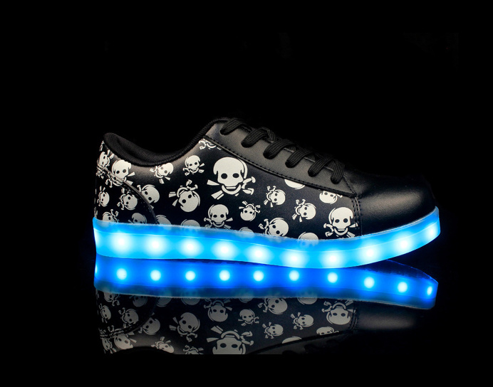 LED lighting edition shoes couple shoes
