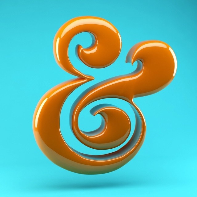 Best Typography 3d Ampersand 3dtypography Letter Images On Designspiration