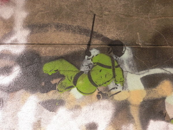 Melbourne Street Art #pavement #art #street