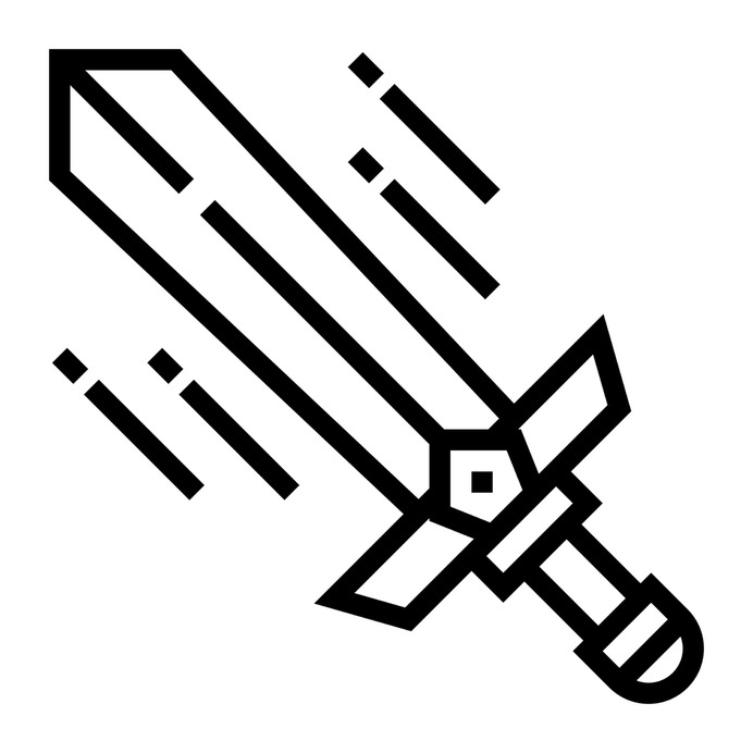 See more icon inspiration related to sword, weapon, Tools and utensils, defense, battle, protection, weapons, medieval and security on Flaticon.