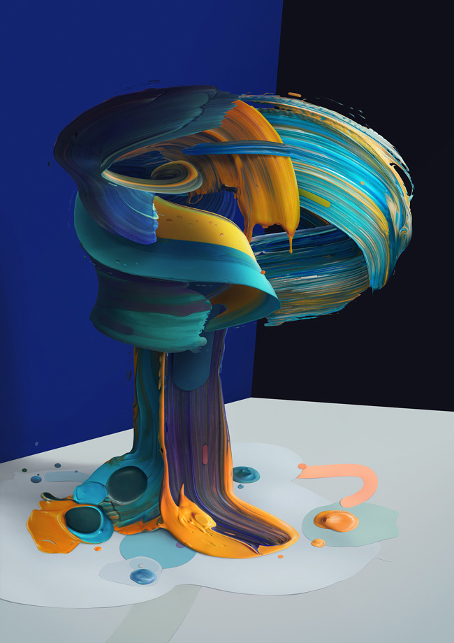 Atypical art typography pawel nolbert design mindsparkle mag painting paint color colorful type letter play playful typedesign deisgn design