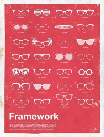 Moxy Creative Posters | Framework | Movie posters | TrendLand: Fashion Blog & Trend Magazine #glasses #illustration #framework #poster