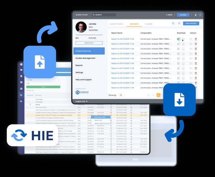 Glorium Technologies develops custom health information exchange (HIE) software solutions that increase our clients' productivity and revenue
