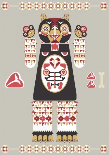 www.pagepedlar.com #bear #illustration #isometric