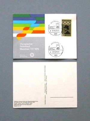 Otl Aicher 1972 Munich Olympics - Postcards #otl #aicher