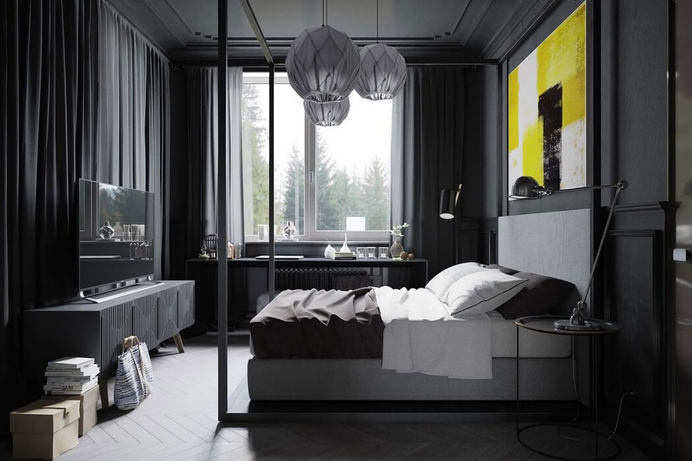Interior design, bedroom