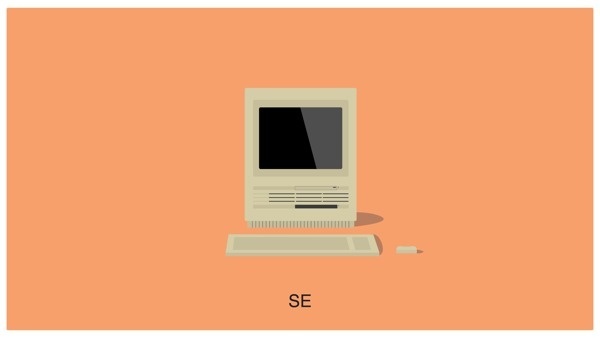 Illustrations Of Every Single Macintosh Computer Ever Created DesignTAXI.com #apple #minimalistic #illustration #imac #mac