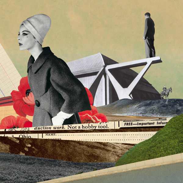 Julien Pacaud / Notahobbytool / colagene.com #old #fantasy #horse #woman #montage #photo #school #craft #illustration #vintage #flower #man #collage