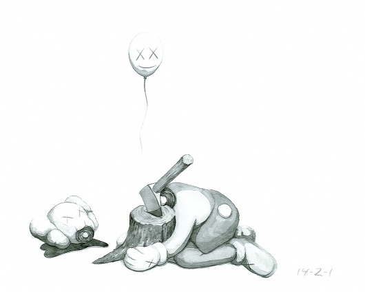2545226282_e26e26606e_o.jpg 1280×1024 pixels #losers #head #balloon #kaws #axe #beautiful #drawing