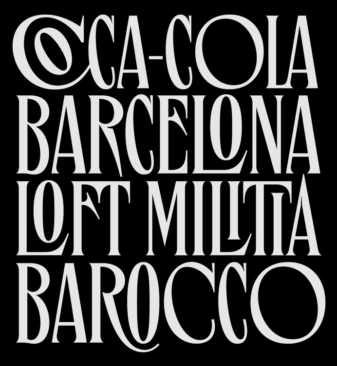 Bourbon St, a brand new packaging typeface by Andrei Robu for www.typeverything.com
