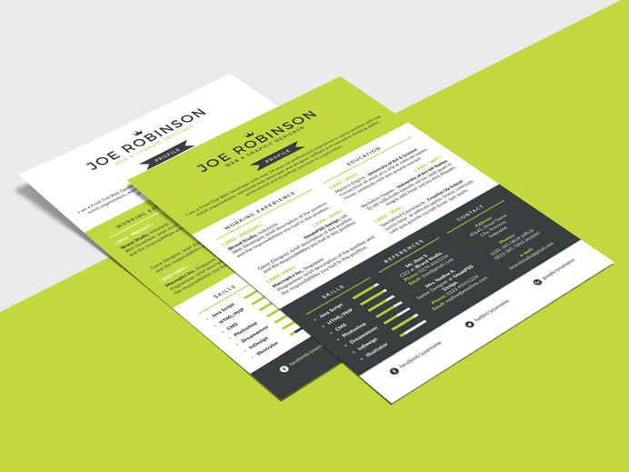 Amont Resume - Free Cool Resume Template with Professional Design