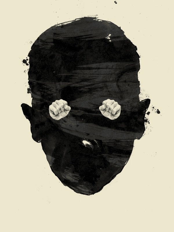 Buamai Simon Prades (hi. alternative Version.) #illustration #head #watercolor #hands