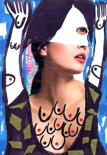Claudio Parentela's collages #arts
