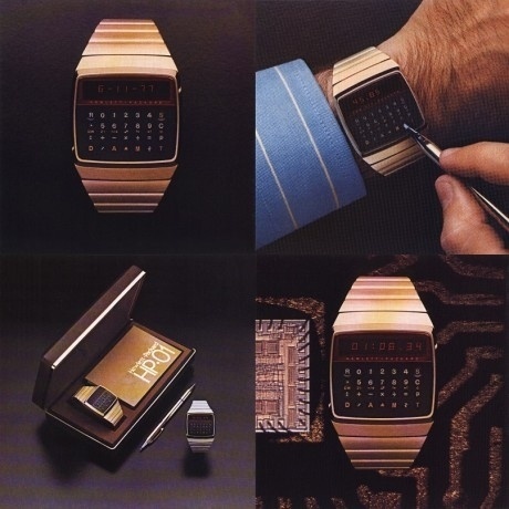 HP-01 Digital Wristwatch Calculator | Colorcubic #colorcubic #hp #70s #01 #calculator #time #watch #wristwatch
