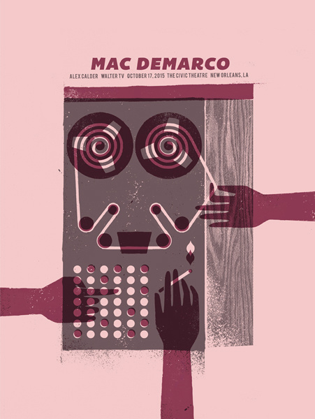 Mac Demarco - Gig Poster