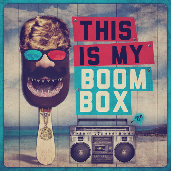 BOOMBOX on Behance #cream #photography #ice #collage #funny #boombox