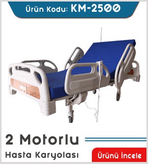 2 Motorlu Hasta Karyolası