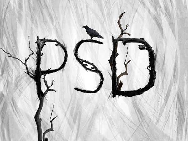 Create Creepy, Branch Based Typography | PSDFan #type #tutorial