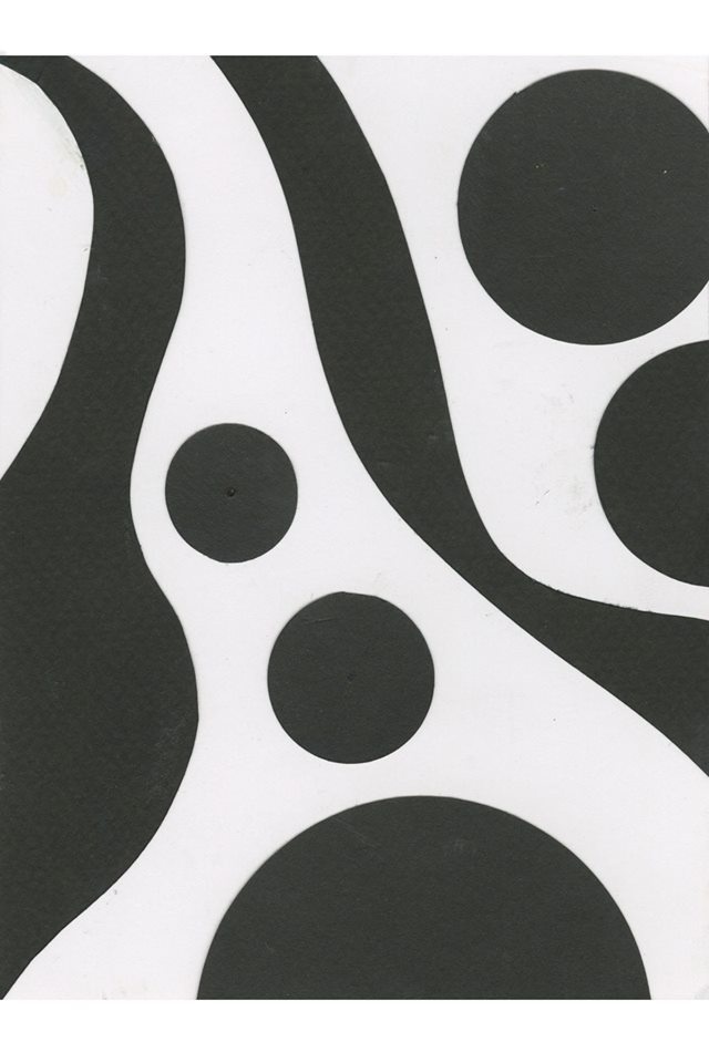 Figure/Ground Ambiguity Notan: Black Construction Paper on Bristol #construction #ambiguity #composition #figureground #paper
