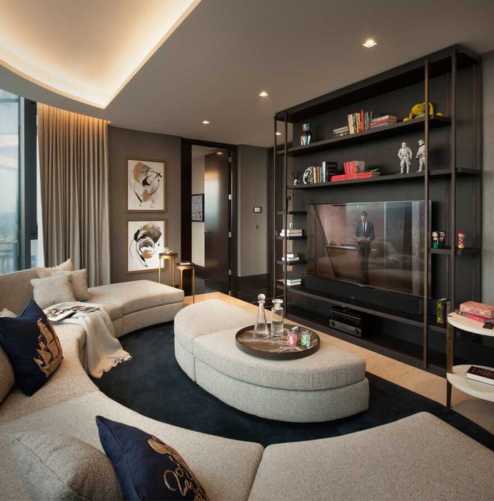 living room, London / TG Studio