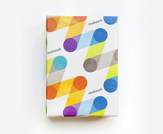 Mohawk Connects the Dots - Brand New #pentagram #color #paper #mohawk