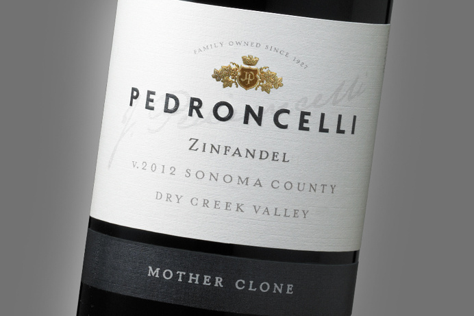 Pedroncelli ~ Wine Label Design