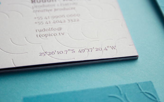Carlos Bauer and Nicholas Pierre tropico branding blue logotype business card modern simple mindsparkle mag purple stationery minimal