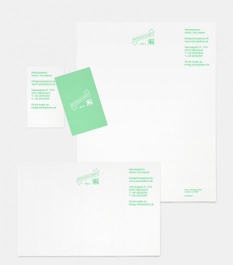 Online portfolio of Simon Lund #design #stationary #modern