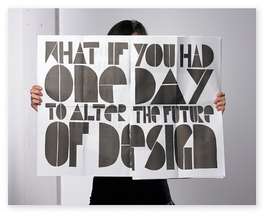 Save the date: VSA creates 'One Day For Design' with AIGA | VSA Partners #newsprint #side #vsa #partners #broad #aiga