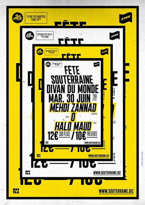 © Rémy Poncet / Brest Brest Brest
La Souterraine / Fête Souterraine poster series 