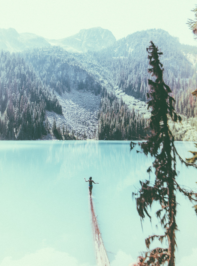 Nat Kelley - Joffre Lakes - Circa 1983 #lake #sunshine #photography #girl
