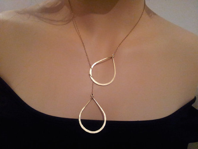 Tear Drop Necklace #tech #flow #gadget #gift #ideas #cool