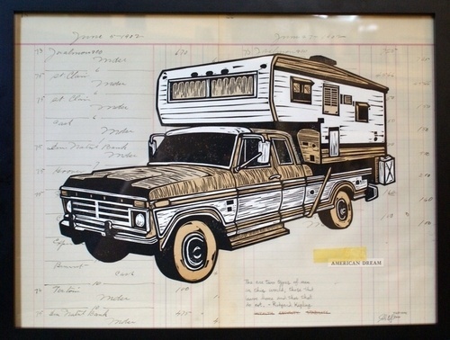 John Fellows | Society6 #truck #fellows #illustration #john #art