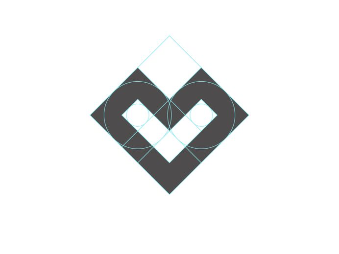 L + Heart Logo by Santiago Barrionuevo