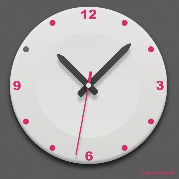 Realistic clock round icon psd Free Psd. See more inspiration related to Icon, Clock, Round, Psd, Material, Clock icon, Realistic and Psd material on Freepik.