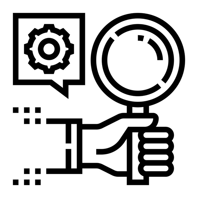 See more icon inspiration related to gear, network, competent, productive, effective, management, analysis, magnifying glass and networking on Flaticon.