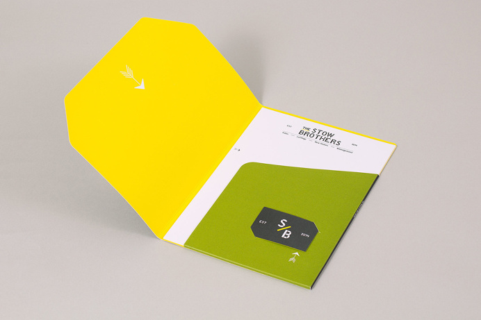 The Stow Brothers #pocket #folder #collateral