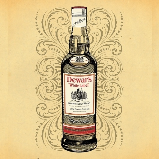Dewar's White Label | Studio Number One #design #graphic #retro