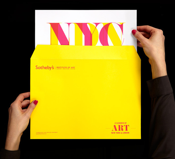 poster design for Sotheby's #colourful #dm #poster