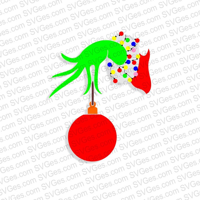 Grinch Hand SVG