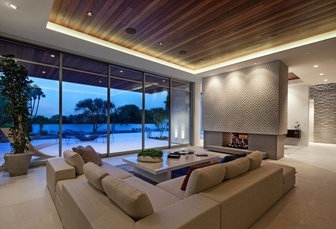 A Sense of Boldness and Luxury: The 1232 Sunset Plaza in California #interior #room #modern #design #living #luxury
