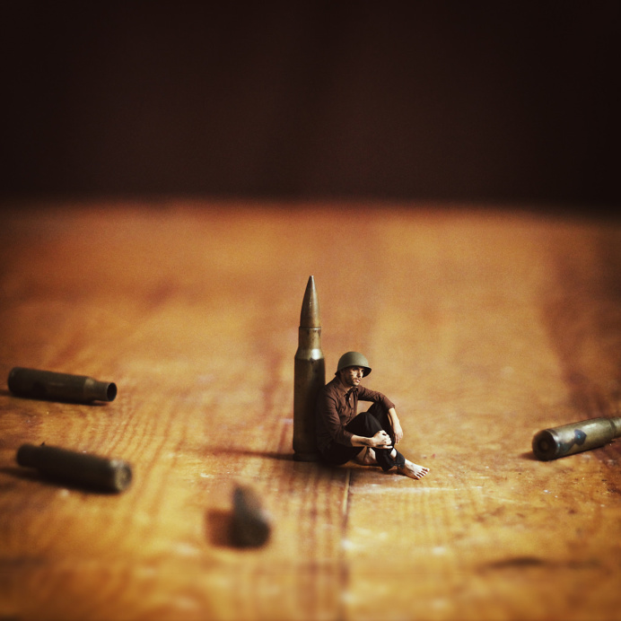 Dreamlike and Surreal Self-Portrait Photo Manipulations by Achraf Baznani