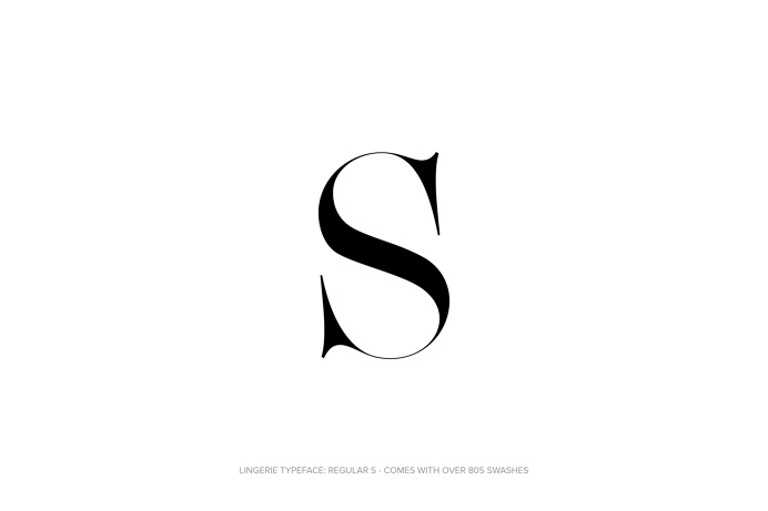 Lingerie Typeface - The Most Advanced Typeface For Fashion And Luxury by Moshik Nadav Typography #Lingerie #Typeface #Fashion #FashionTypogr