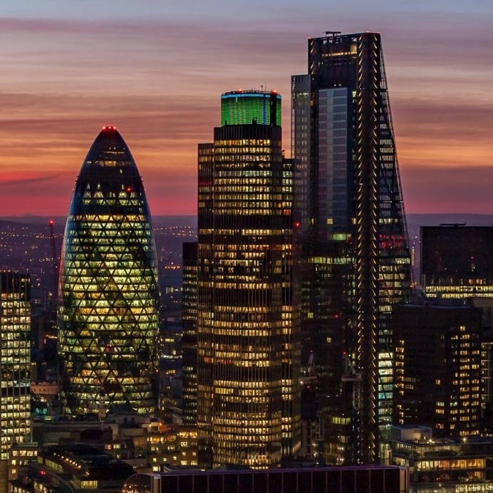 London From The Rooftops by James Burns