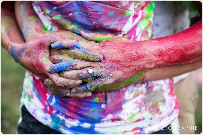 holi inspire pre wedding shoot ideas
